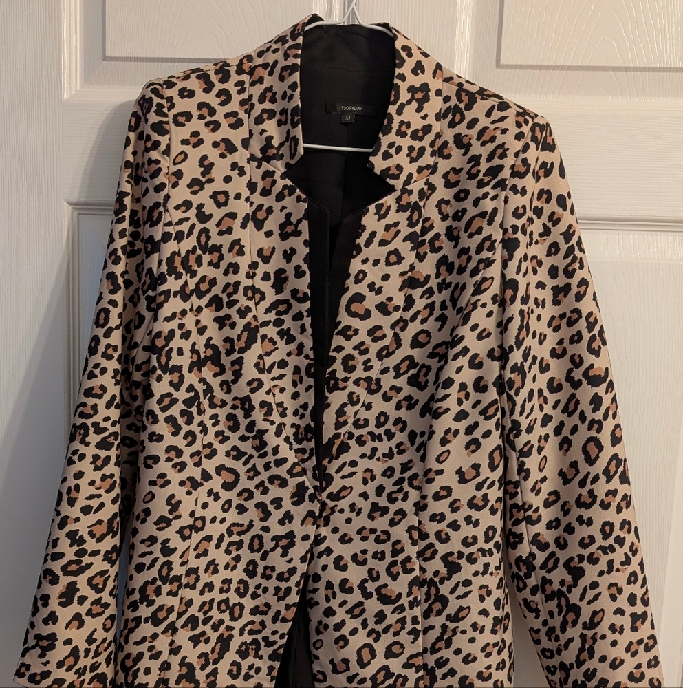 Floryday Long Leopard Print Coat